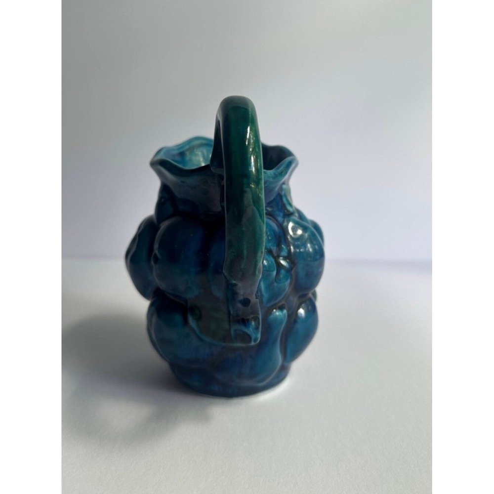 Vintage Inarco Blue Fruit Pitcher Creamer | Japan Ceramic Pitcher | Mid-Century - Picture 2 of 5